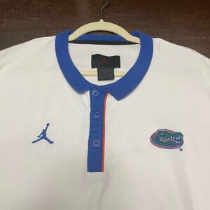 Unique Gators polo shirt Jordan brand, very good condition. Size XL. Loose fit